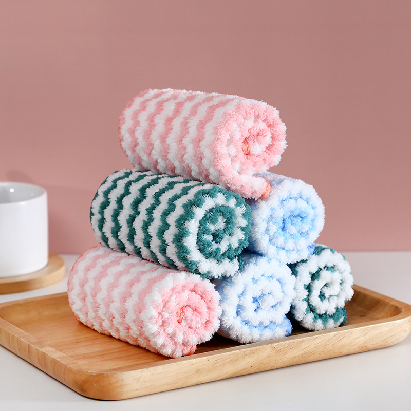 Cationic Dishwashing Cloth Kitchen Dishwashing Cloth Does Not Stick To Oil Absorbent Does Not Drop Hair Household Goods Cleaning Cloth Wholesale Specification drawing