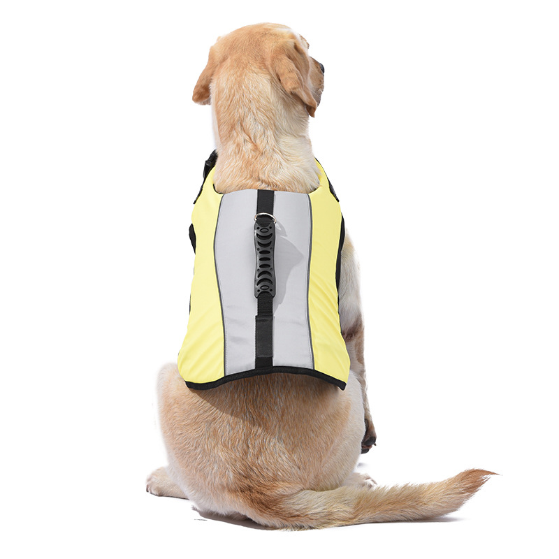 New pet life jackets, dog life jackets, swimming suits, Teddy Golden Retriever, French Bulldog life jackets details Picture