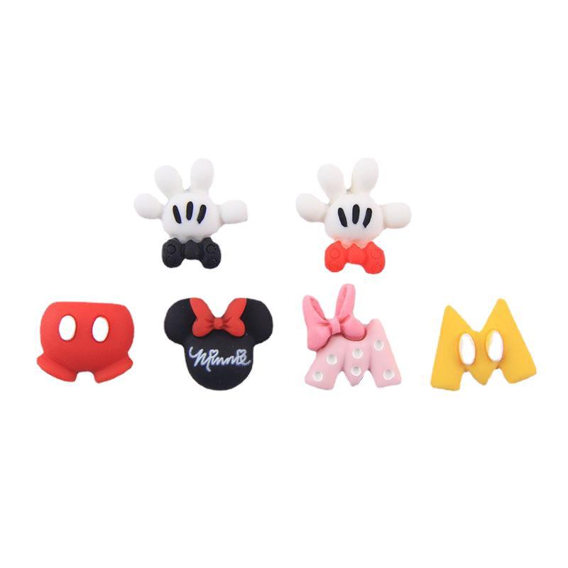 Cartoon mini letter resin cream glue phone case headband hair clip accessories diy factory wholesale water cup post Item Picture