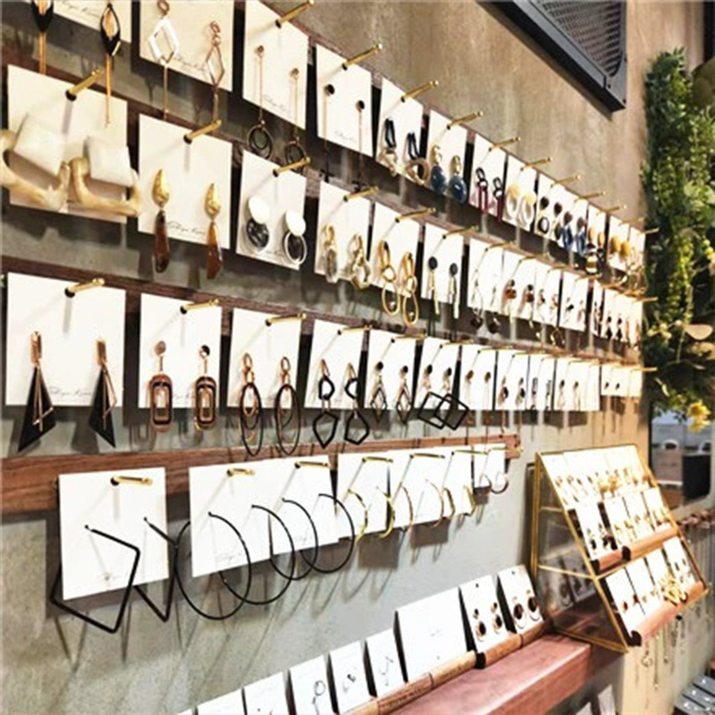 饰品架饰品展示架耳环展示架耳钉上墙袜子展示架首饰架展示墙详情10