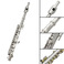 C调16孔短笛/白铜管体/初学考级西洋乐器笛子细节图