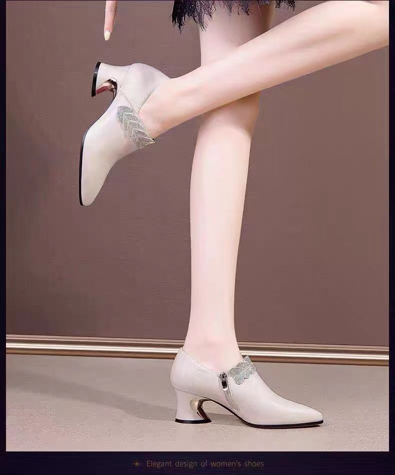 女式时装单鞋实物图