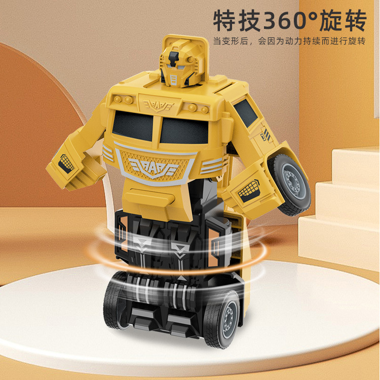 Collision deformation robot simulation inertial engineering toys, excavators, cranes, mixer trucks, children's gifts Specification image