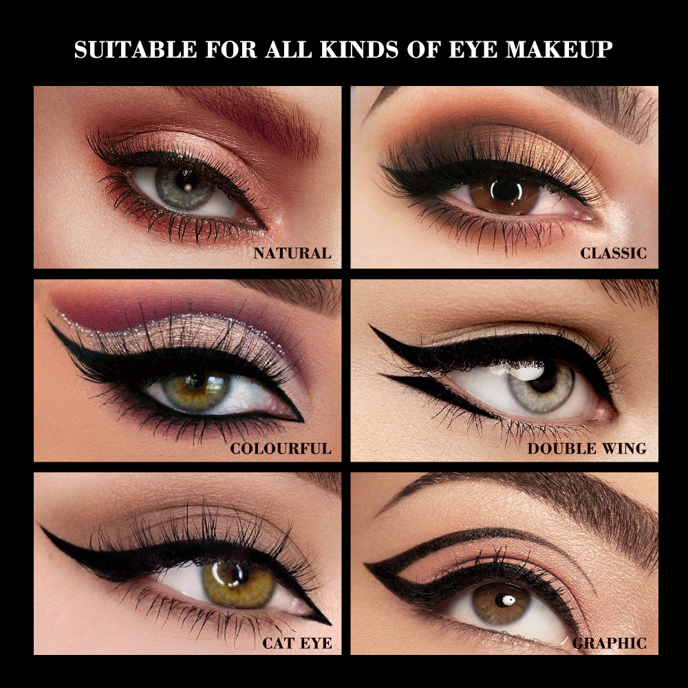 O.t.o. Charm Cat Eye Seal Eyeliner Waterproof, Sweat Resistant, Durable, Non-Smudging, Non-Bleaching Eyeliner Foreign Trade Application Scenario