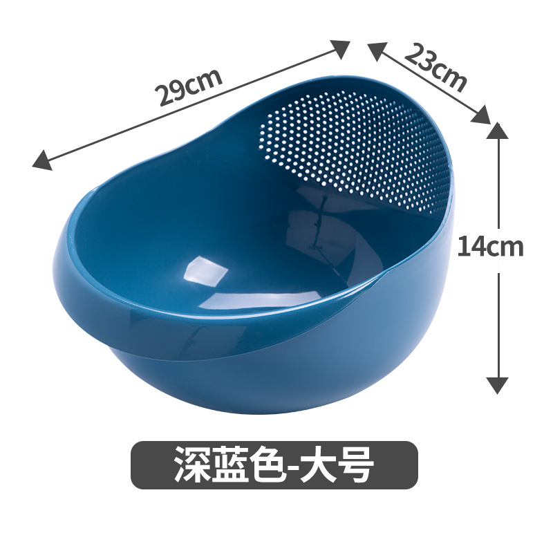 淘米器洗米筛/盆子白底实物图