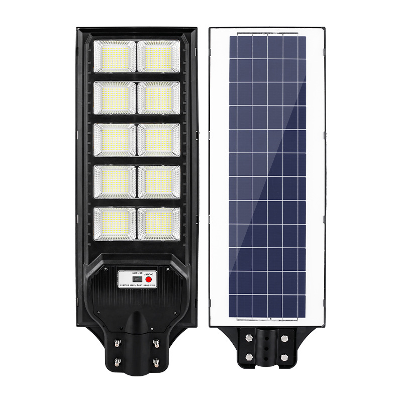 New solar outdoor lighting fixtures, household outdoor waterproof garden lamps, ultra-bright intelligent sensing high-power street lamps Item Picture