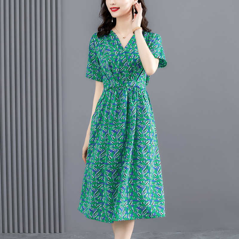 裙子仙女/复古裙/女装连衣裙/新中式/短裙白底实物图