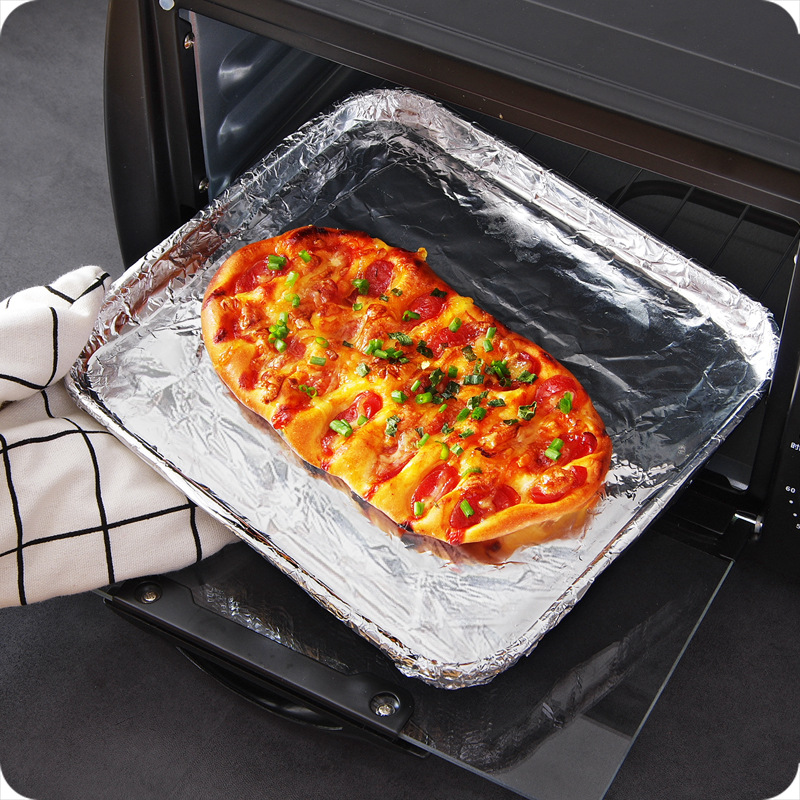 Household Thickened Tin Foil Disposable Baking Foil Barbecue Oil Paper Silicone Oil Paper Oven Foil 30Cm Wide Application Scenario