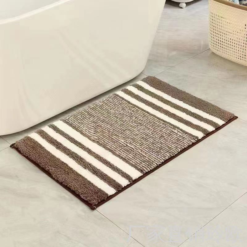 Microfiber star suede carpet soft and comfortable super absorbent effect new bathroom door mat Application Scenario