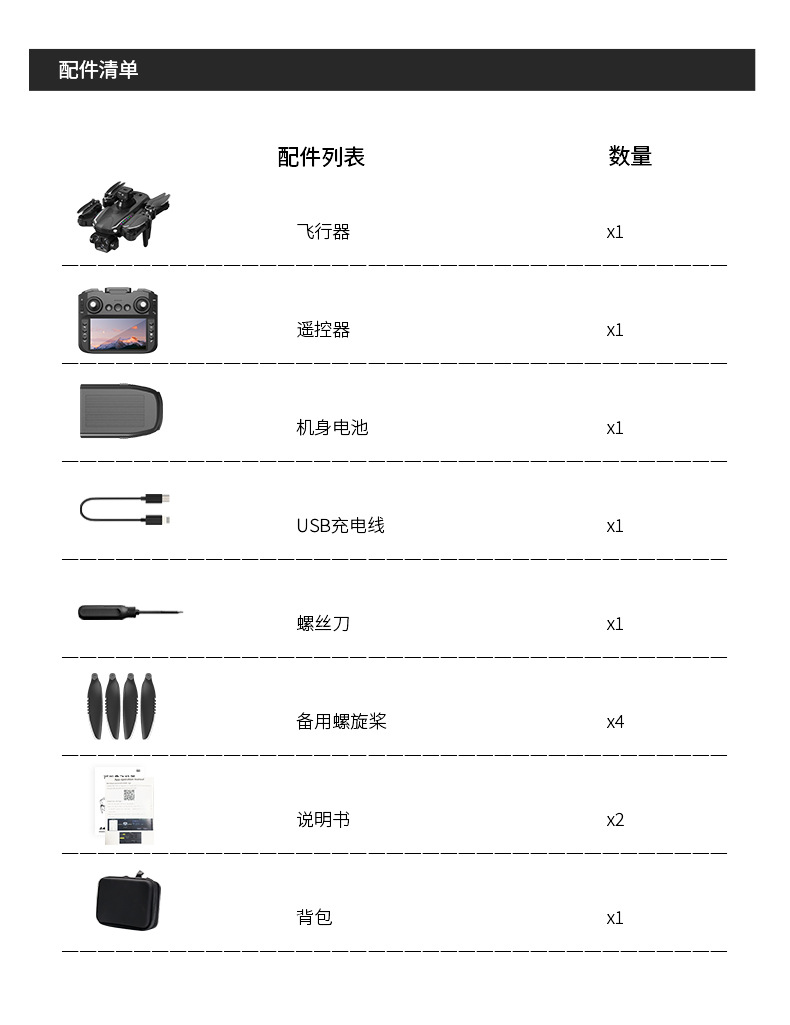 S12无人机高清航拍带屏控GPS自动返航遥控飞机四轴飞行器折叠避障详情24