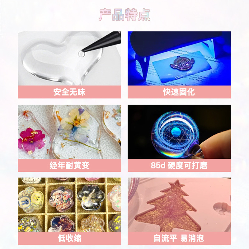 diy uv glue, crystal drop glue, high transparency plastic, glass, metal, seamless bonding, shadowless glue, electronic uv glue Application Scenario