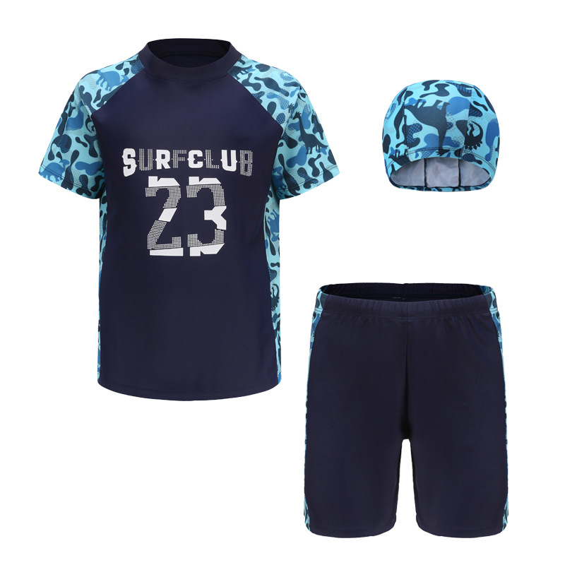 Children's Swimsuit Boys Cuhk Children Junior High School Students Swimming Suit Boys Wholesale Item Picture