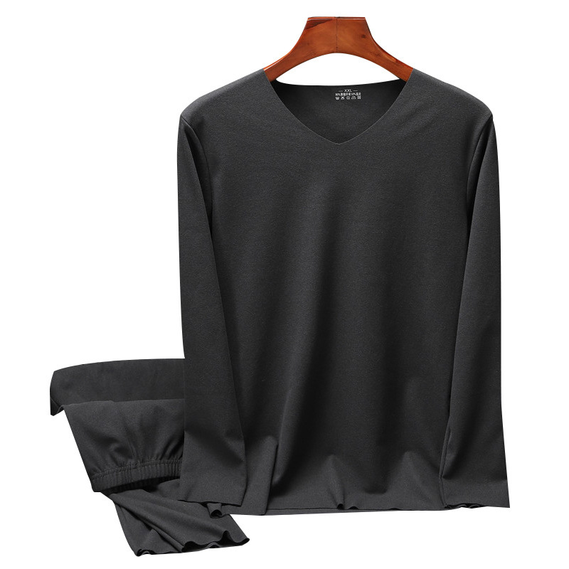 Spring and autumn men's and women's thermal underwear sets, seamless heating thermal underwear sets, wholesale safety pants Item Picture