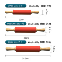 Silicone rolling pin Rolling pin Flour stick