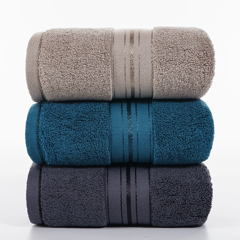 120g pure cotton thickened home beauty salon face towel, hotel wholesale gift, souvenir, absorbent embroidered LOGO Specification image