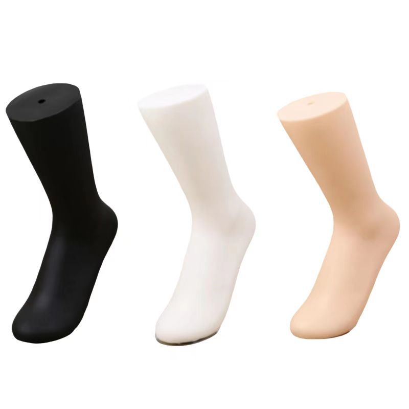模特/电镀珠/塑料模特道具/脚模男/塑料人体模特白底实物图