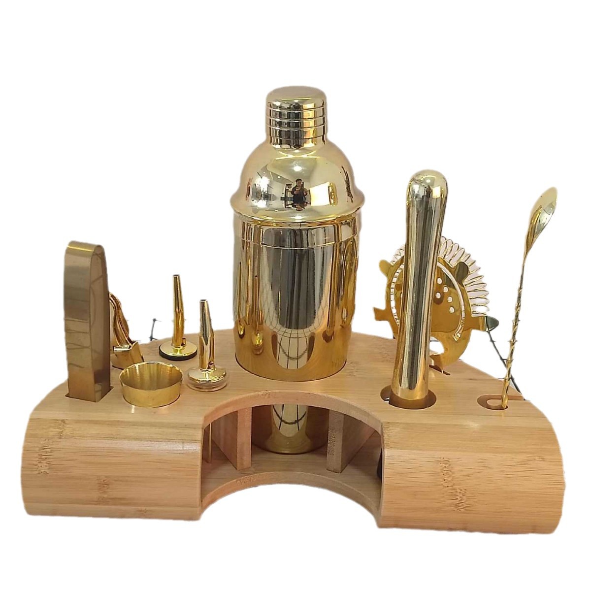 Bar set, stainless steel cocktail shaker, bar utensils, shaker glass, cocktail shaker glass Item Picture