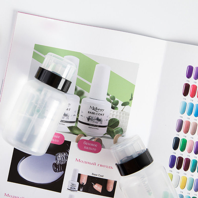 Nail salon use: Press-out bottle, empty bottle, nail polish remover, nail polish remover, portioned container, household shanilak Application Scenario