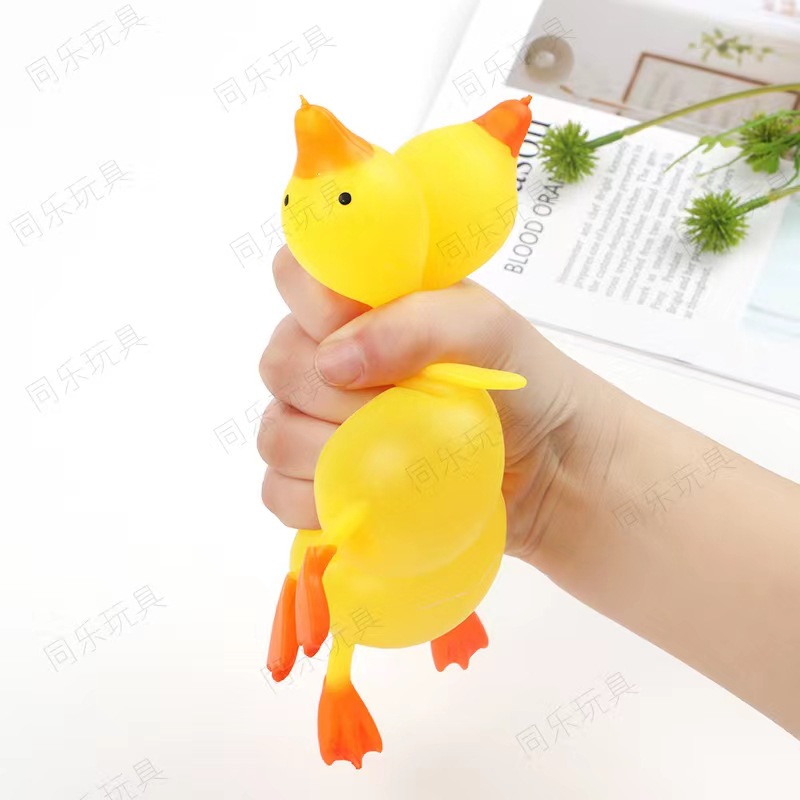 New Duck Stress Reliever Maltose Pinch And Tiktok Pop Soft Ball Vent Toy Cross-Border Slow Rebound Application Scenario