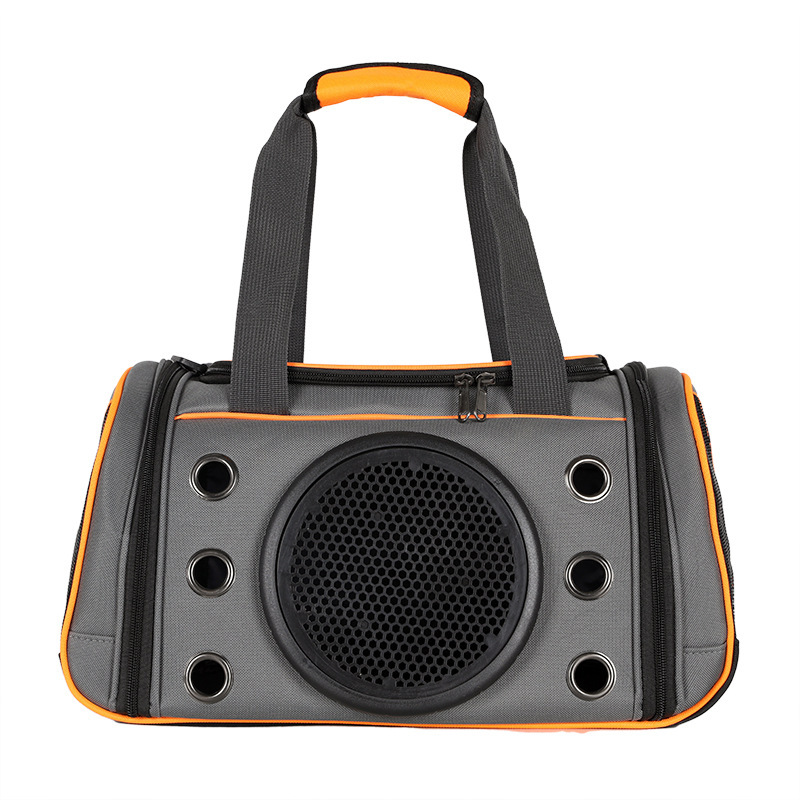 Factory direct supply of portable dog bags for pet outings, crossbody female cat bags, foldable and washable small dog backpacks, teddy