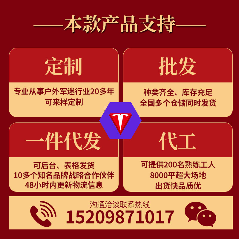 批发军大衣棉细节图