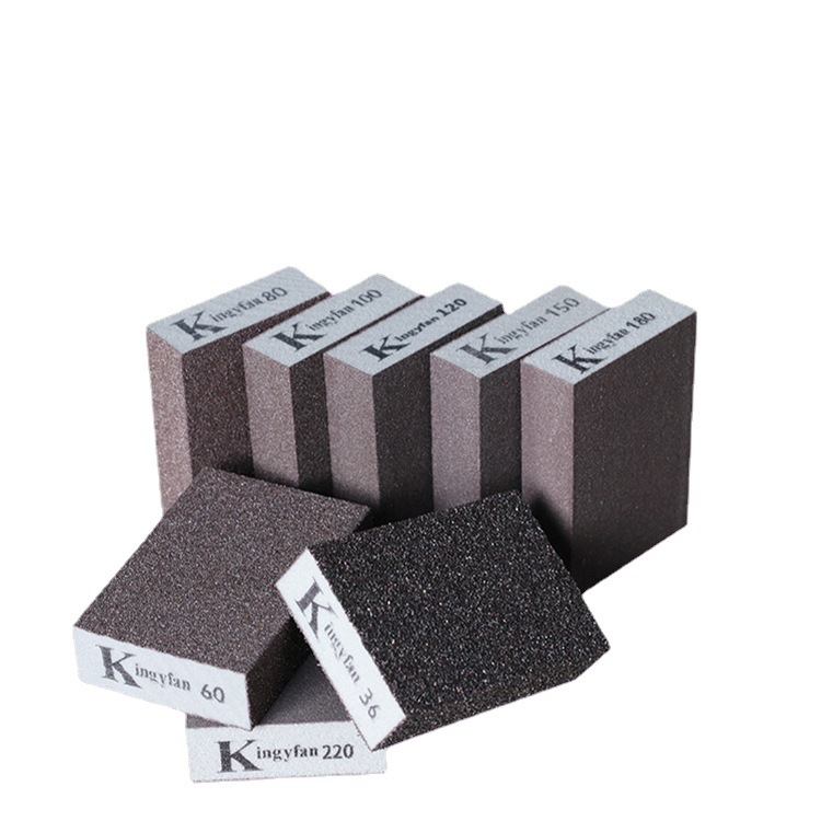 New type of thick wall cleaning sponge sand block, wall cleaning sponge sand brick grinding block, woodworking sandpaper, grouting, grinding and polishing tools Item Picture