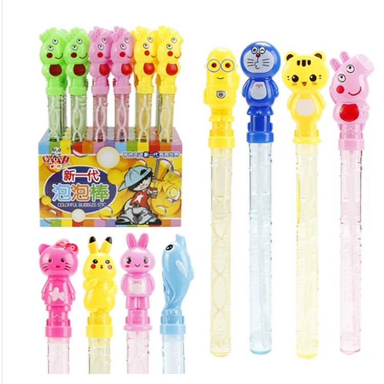 Cartoon bubble blowing stick toys, children's bubble swords, Western swords, park street vending toys, bubble blowing water wholesale Specification image