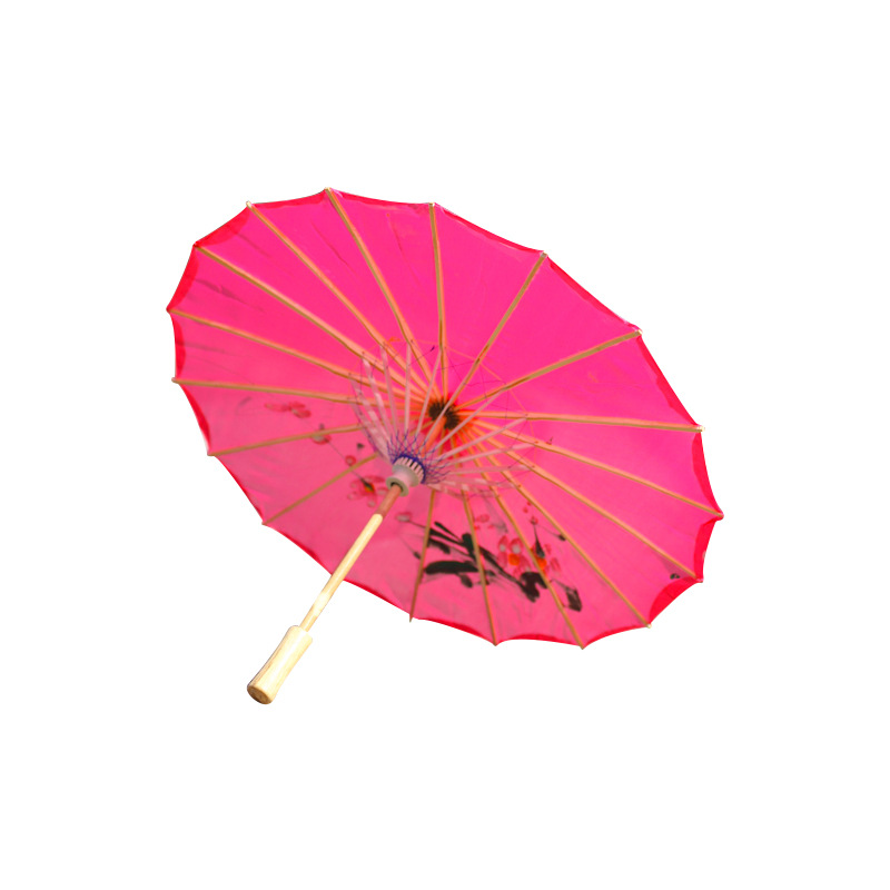 国潮防雨防晒绸布伞油纸伞道具伞汉服伞舞蹈伞演出伞古典装饰伞工艺伞细节图