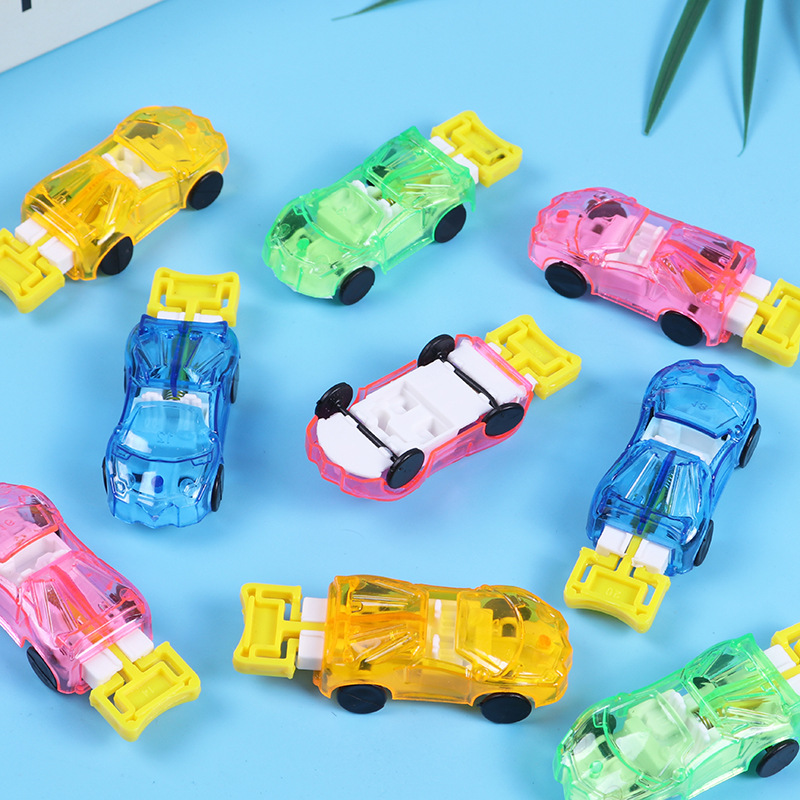 Catapult car, racing car launcher, catapult car, inertial jump car, small police car, plastic car, cross-border children Specification image