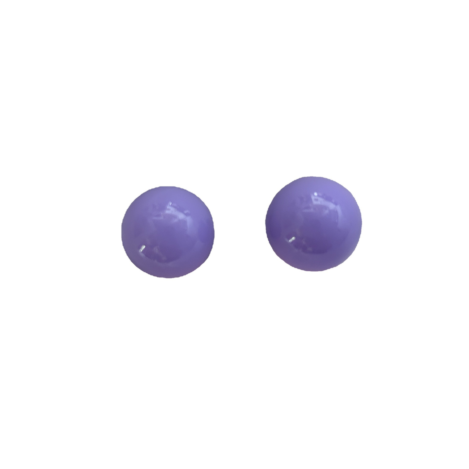 Macaron pearls! The new dopamine girl acrylic stud earrings are sweet, fresh and cute. The round and adorable earrings are trendy Item Picture