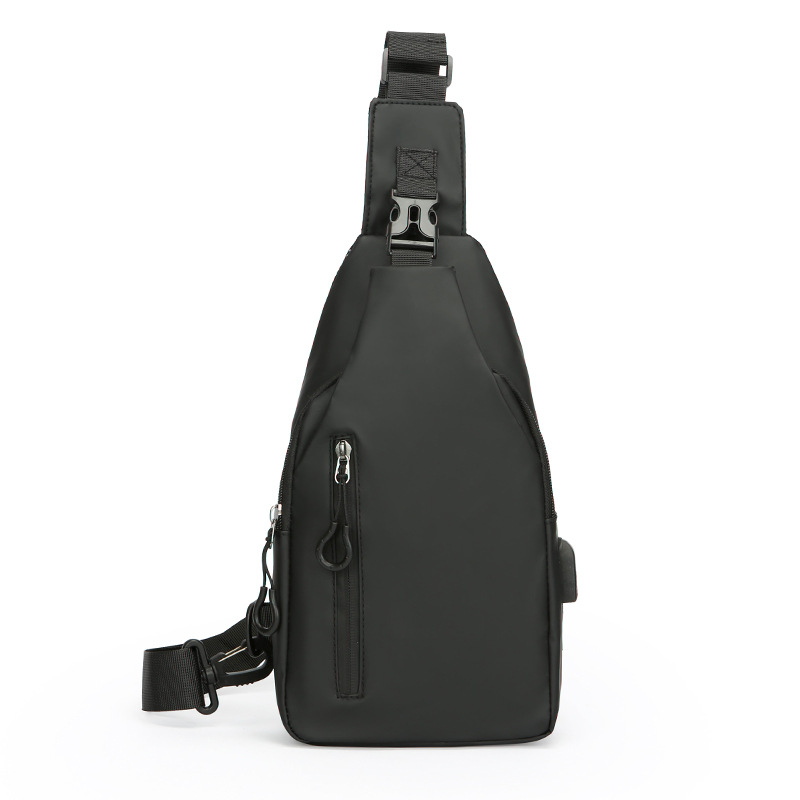男包新款户外大容量男士胸包时尚简约休闲潮流单肩斜挎包批发代发