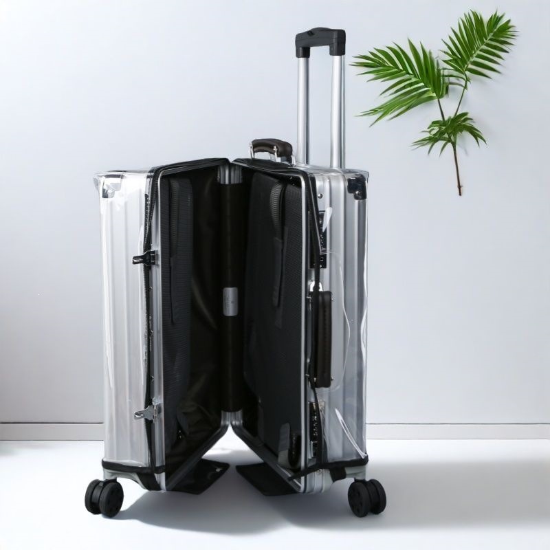 Thickened suitcase protective cover, transparent trolley case, travel case cover, dust cover, 20/24/26, 28 inches, wear-resistant and waterproof Item Picture