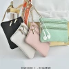 Fashionable coin purse for girls, mini short zipper key case, simple small wallet, small coin bag, pocket Application Scenario