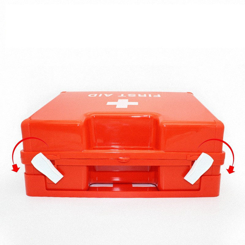 Cross-Border Abs First Aid Kit Plastic Medicine Box Wall Hanging Portable Factory Enterprise Annual Audit Family Medicine Box Emergency Box Application Scenario