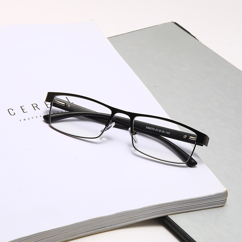 新款时尚老花镜老人气质眼镜时尚阅读老花镜金属框架舒适眼镜详情图2