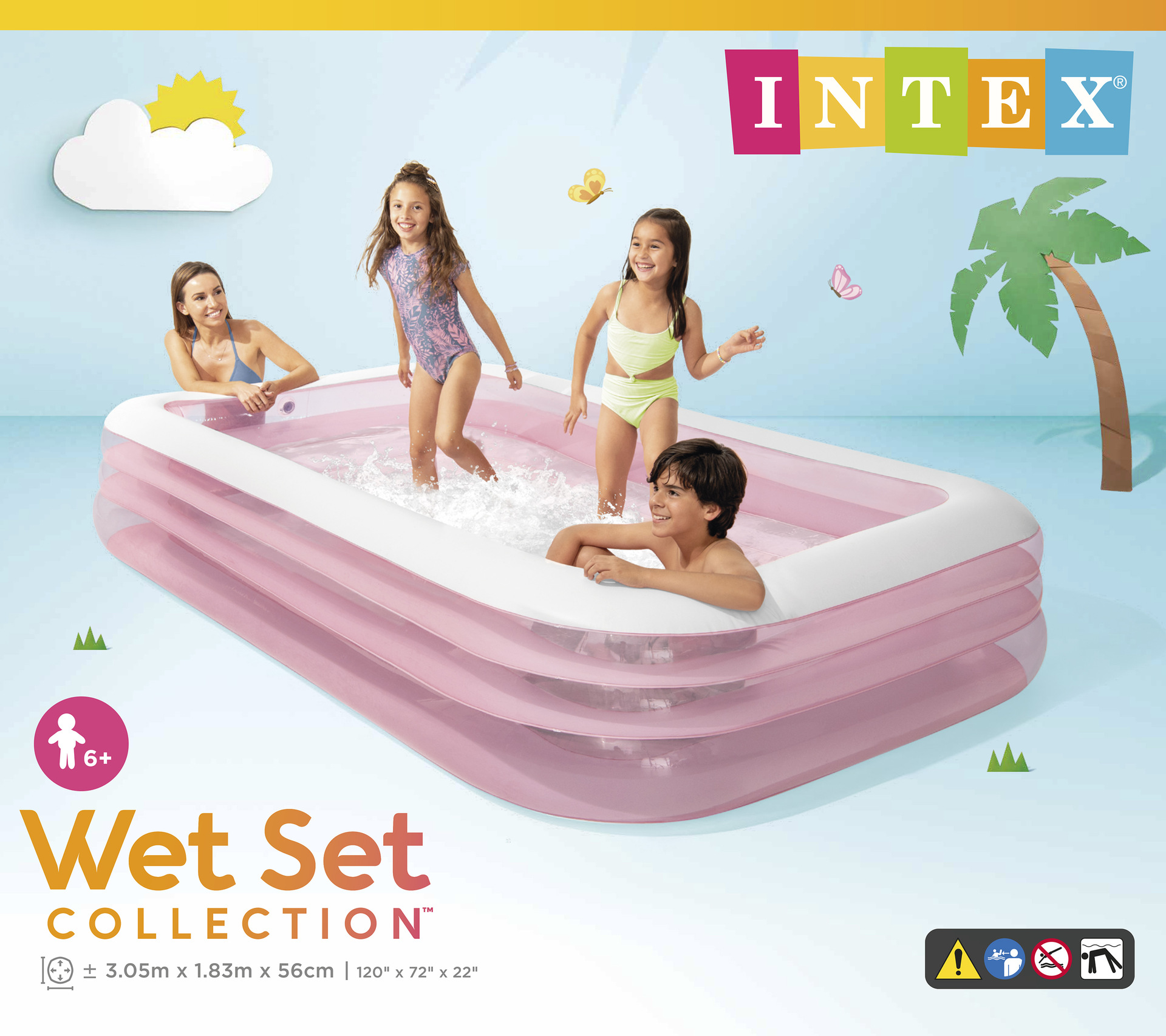 INTEX inflatable swimming pool for children, home, family, kids, adults, large outdoor yard pool, baby bath Application Scenario