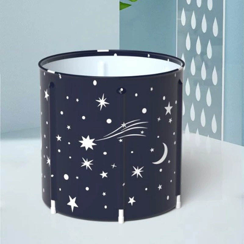 Spot Folding Bath Tub Thickened Adult Children Bath Tub Health Oval Portable Folding Bath Tub Wholesale Specification drawing