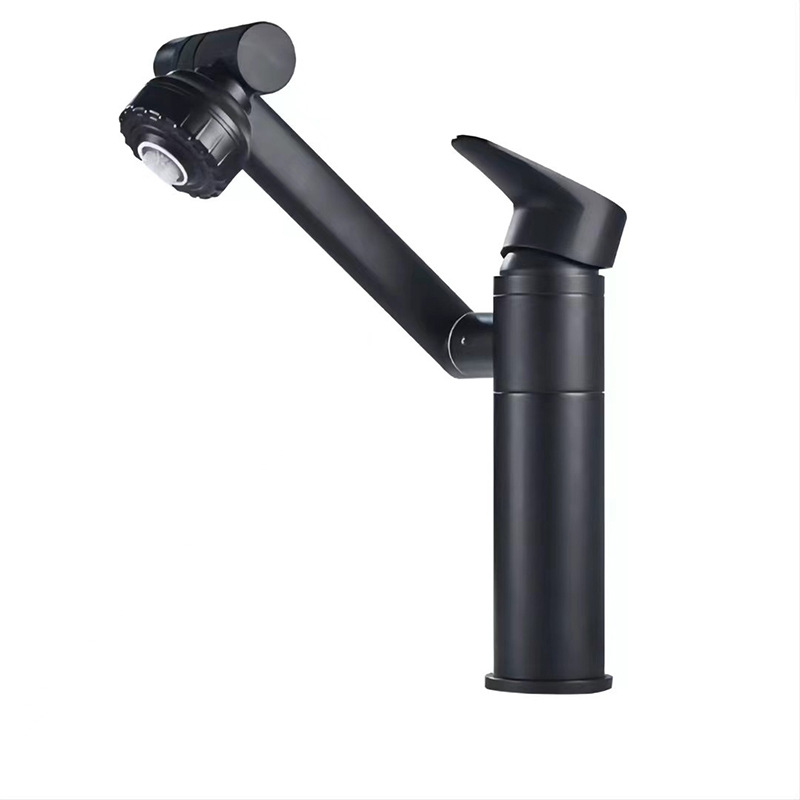 Universal Faucet Can Rotate Water Nozzle Wash Basin Fortune Cat Gun Gray Hot And Cold Water Bathroom Toilet Application Scenario