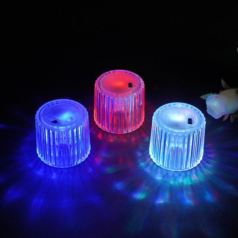 Factory direct supply of creative seven-color mini night lights, LED line ambient lights, bedroom crystal diamond decorative lights Specification image