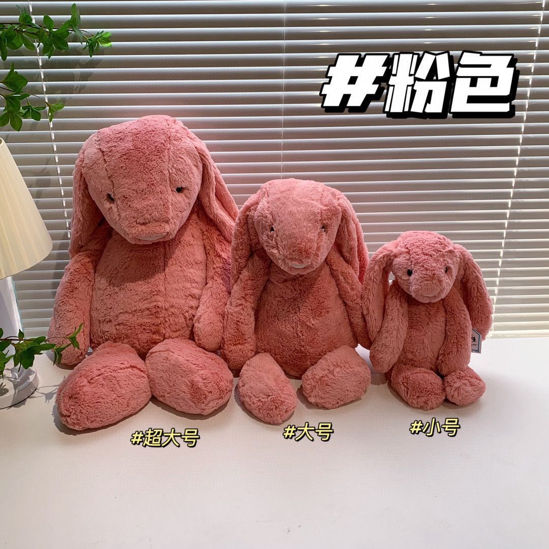 Original Jellycat Oversize Bunny Doll Cute Bunny Doll For Children's Baby Comfort Plush Toy Gift Specification drawing