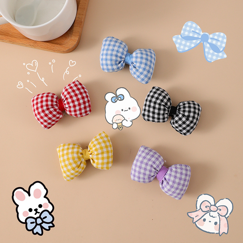 Diy Bow Accessories Fabric Cute Accessories Accessories Children's Clothing Accessories Hairpin Decorative Bag Small Pendant details Picture