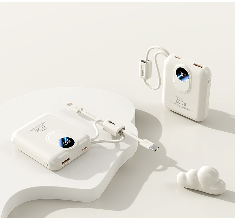 数码移动电源20000毫安超级快充便携大容量闪充长续航适用手机电脑小巧轻便详情21