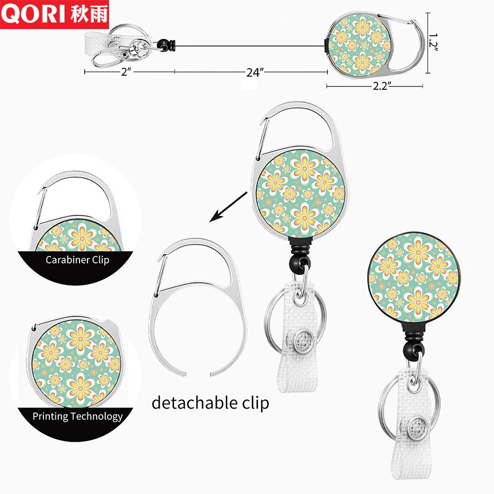 Work License Uv Certificate Sleeve With Lanyard Hanging Neck Telescopic Buckle Employee Badge Badge Bus Card Sleeve Brand Rice details Picture