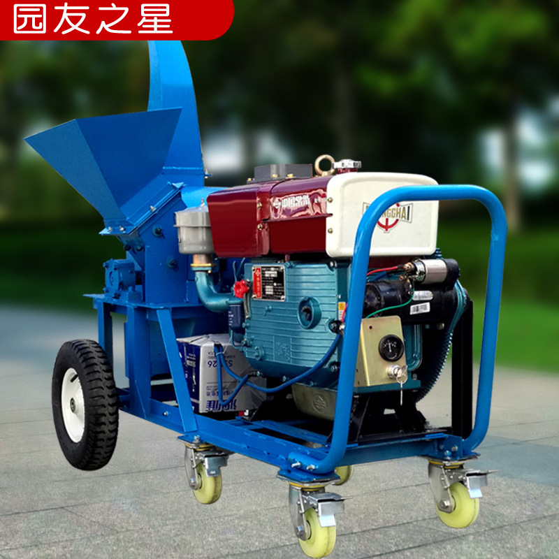水冷柴油木屑机/木材粉碎机产品图