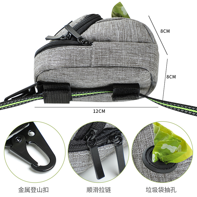 Cross-border pet walking bags, dog leashes, in-stock pet retail distribution bags, garbage bags, storage bags, dog poop bags Specification image