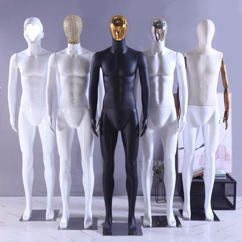 模特批发男道具人体身假人塑料人台店服装橱窗拍摄衣服展示架子热