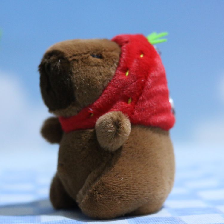 挂件公仔/卡皮巴拉/毛绒玩具钥匙扣/龙虾毛绒玩具/毛绒公仔挂件产品图