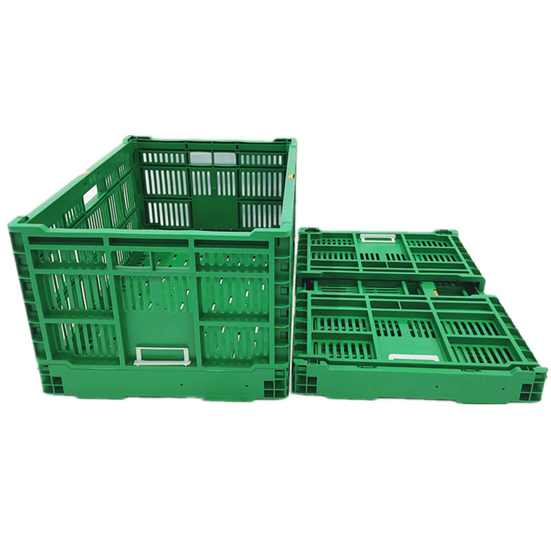 Folding Plastic Basket Fruit Shop Mall Vegetable Display Basket Supermarket Fruit Basket Turnover Folding Basket Wholesale Application Scenario