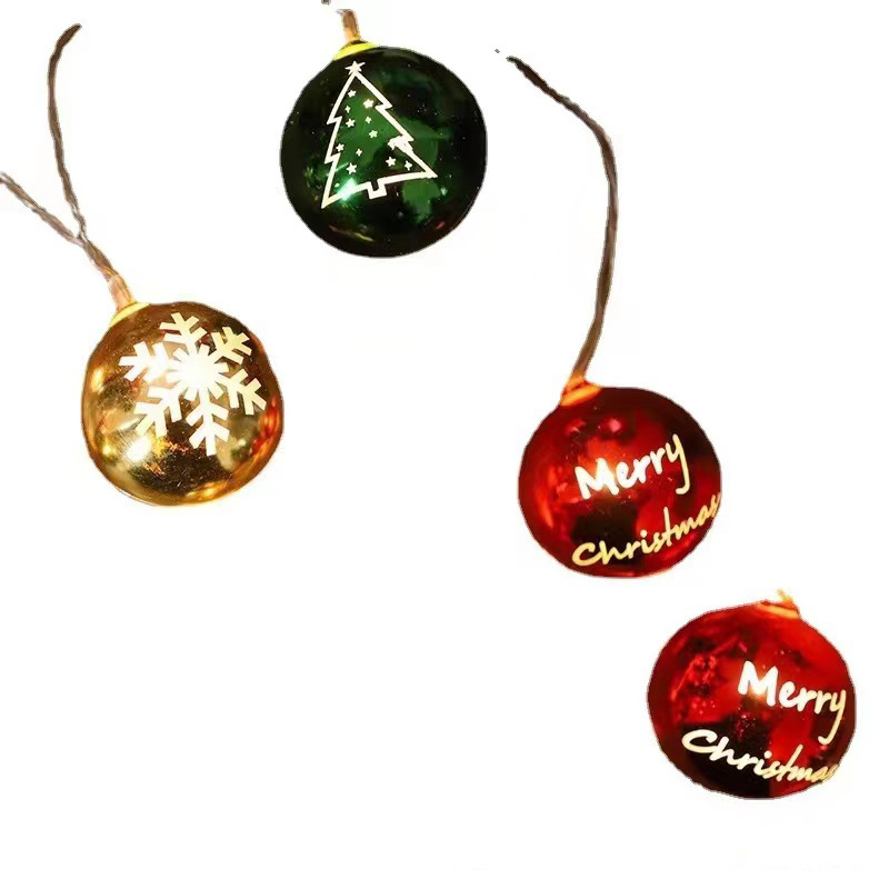 圣诞许愿球led圣诞树装饰圆球灯星星灯五角星圆球圣诞节装饰彩灯详情图5