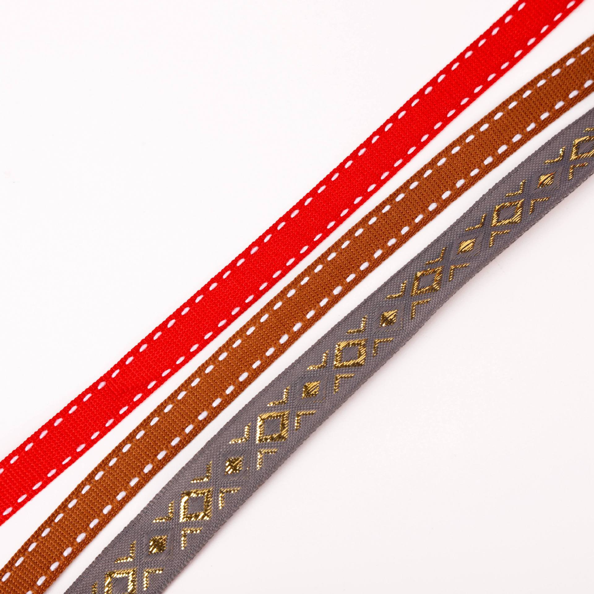 Manufacturers Wholesale 1Cm Polyester Webbing All Kinds Of Trouser Sideband Clothing Accessories Edge White Polyester Bag Sideband Item Picture